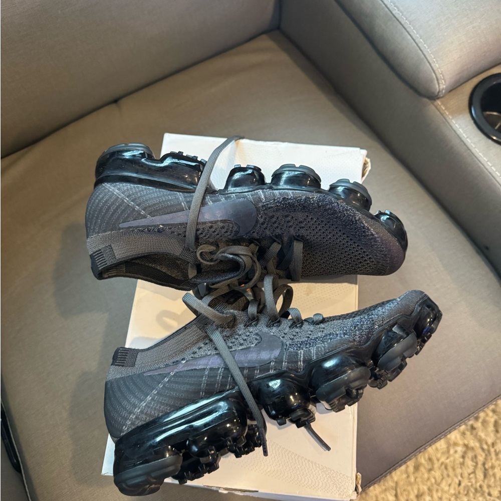Nike VaporMax Flyknit Running Shoes - Black